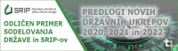 Odličen primer sodelovanja države in SRIP-ov: izredno hiter odziv SRIP-ov na poziv ministrstva k podajanju predlogov novih državnih ukrepov